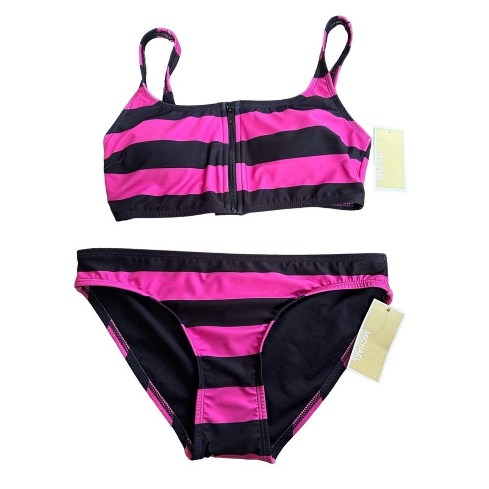 NWT Michael Kors Sporty Stripe Bikini